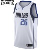 Dres Dallas Mavericks Spencer Dinwiddie 26 Nike 2022-23 Association Edition Bijela Swingman - Dječji
